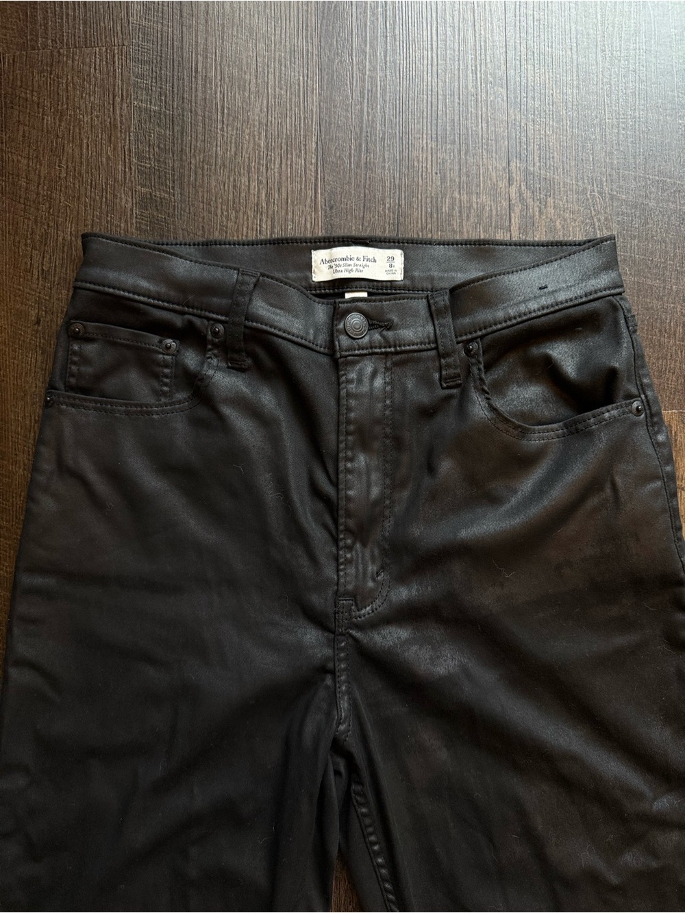 Abercrombie & Fitch Black Straight Leg Pants
